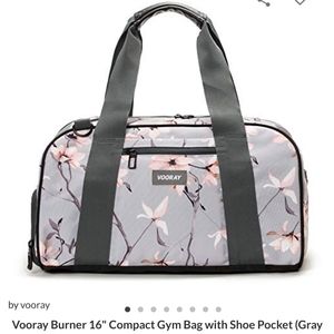 Vooray Rare Gray Cherry Blossom Duffle